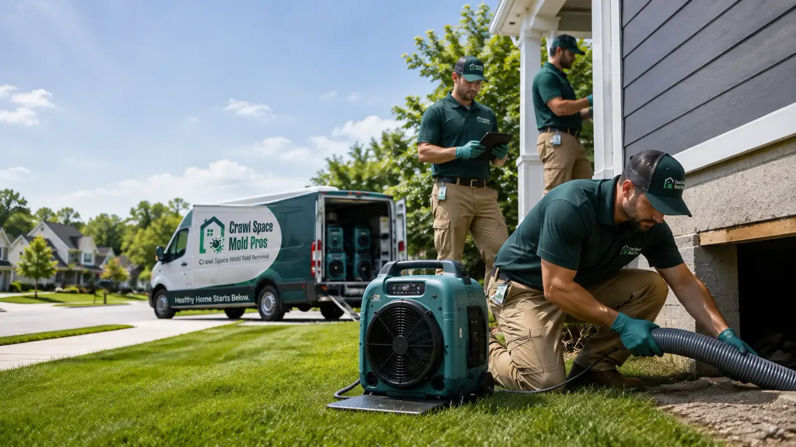 Crawl Space Mold Removal in Merrill, IA